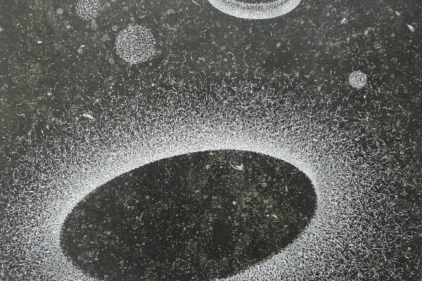 Sirius Gateway, 2011, Belgian hardstone, 40x40x2 cm