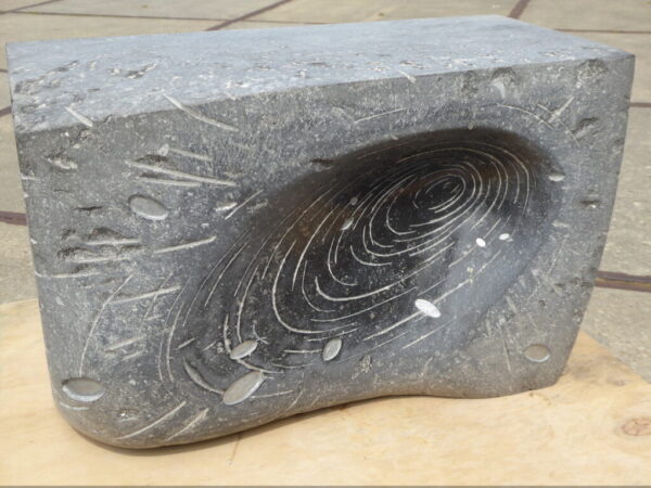 gevelsteen SOUNDSCAPE, 2018, Belgian hardstone, 40x20x20 cm